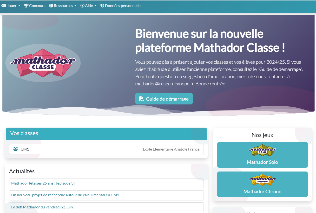 Faites des maths toute l'année avec l’abonnement Mathador Classe 2024 ...